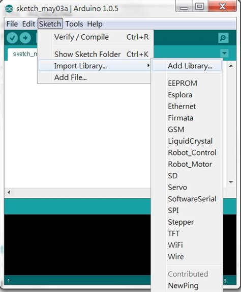 How to Download NewPing Library in Arduino 的图像结果