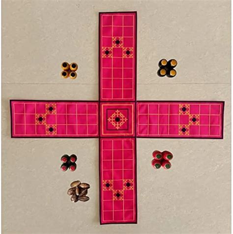 OrderIQ® Chausar/Chopad/Chopat/Pachisi/Chaupar/Pagdi Pat/Pagade/Indian ...