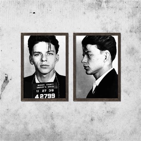 Frank Sinatra Mug Shots