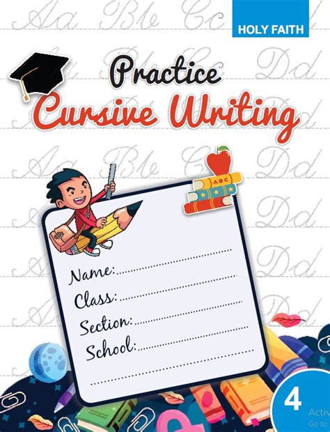 HF Practice Cursive Writing Class-4 CBSE (E) – MBD Books