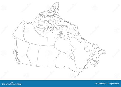 Canada Outline Map Printable