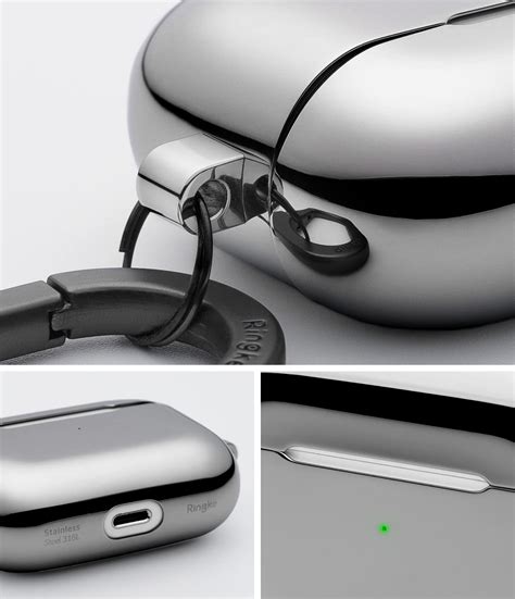 Buy Apple AirPods Pro Stainless Steel Case | Silver