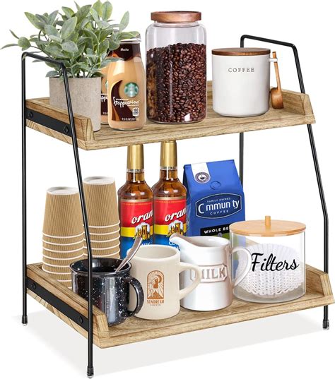 Yusepure Coffee Bar Accessories and Organizer Countertop, Coffee ...