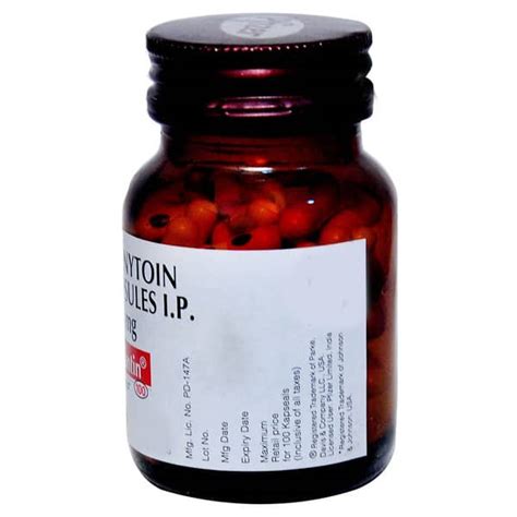 Dilantin 100 MG Capsule (100): Uses, Side Effects, Price & Dosage ...