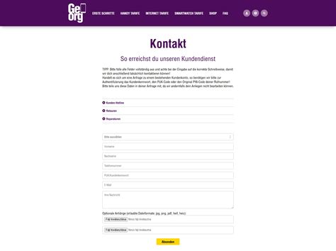 Georg Kundenservice, Telefonnummer, Kontakt - Kundenservice hotline