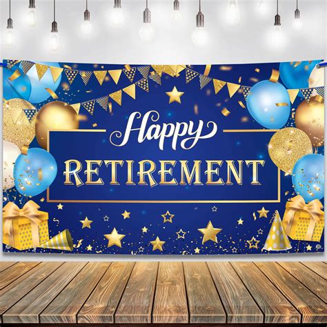 Amazon.com: KatchOn, XtraLarge Happy Retirement Banner - 72x44 Inch ...
