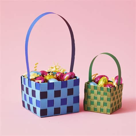 DIY Paper Easter Baskets for Candy