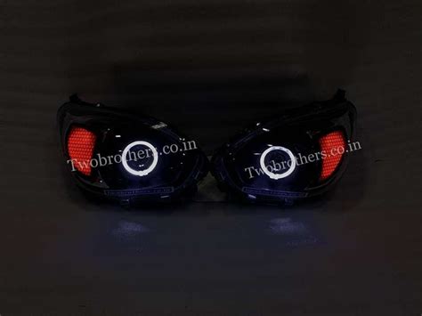 NEW ALTO 800 PROJECTOR HEADLIGHTS WITH RGB MOBILE APP CONTROLLED HONEY ...