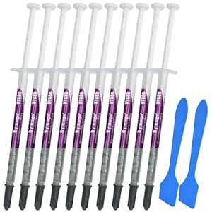 10 Pack HY880 Thermal Paste Kit-5.15 W/MK 1 G/Pcs, High Performance ...