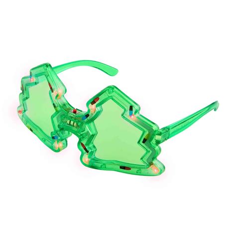 Mud Pie Holiday Light-Up Glasses