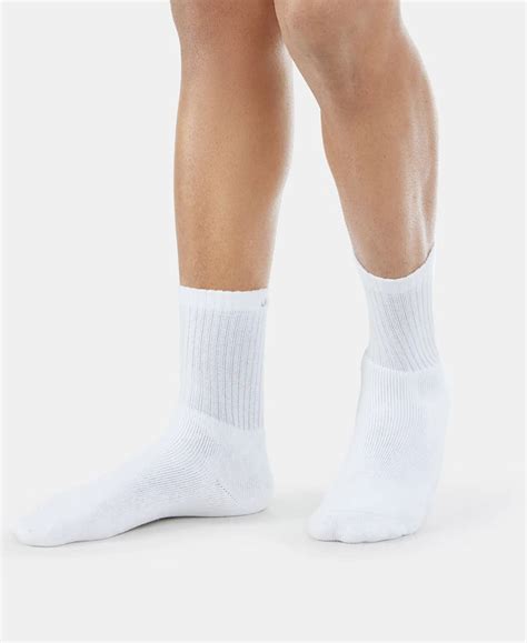 Buy Compact Cotton Terry Crew Length Socks With StayFresh Treatment ...