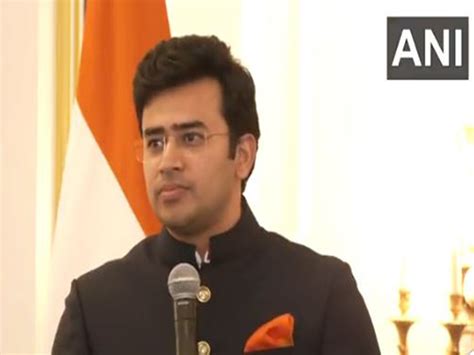 "No sane person will equate India with Pakistan": BJP MP Tejasvi Surya ...