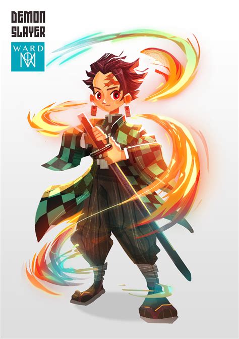 Fanart 'Demon slayer' :: Behance