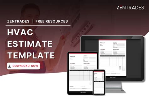HVAC Estimate Template: Efficient Invoicing And Estimation