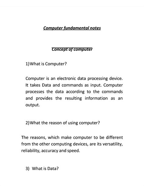 Fundamental of Computer Notes 的图像结果