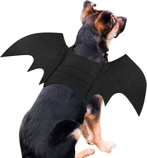 Rypet Dog Bat Costume - Halloween Pet Costume Bat Wings Cosplay Dog ...