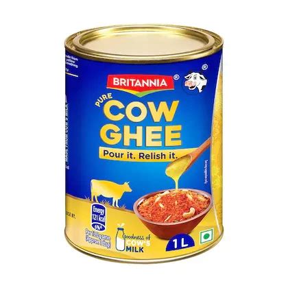 Britannia Pure Cow Ghee Tin 1Ltr