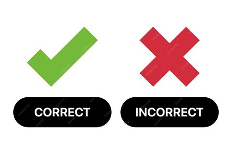Correct Incorrect Symbol 的图像结果