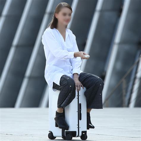 Carry-Ons Smart Suitcase, Auto Follow Rideable India | Ubuy