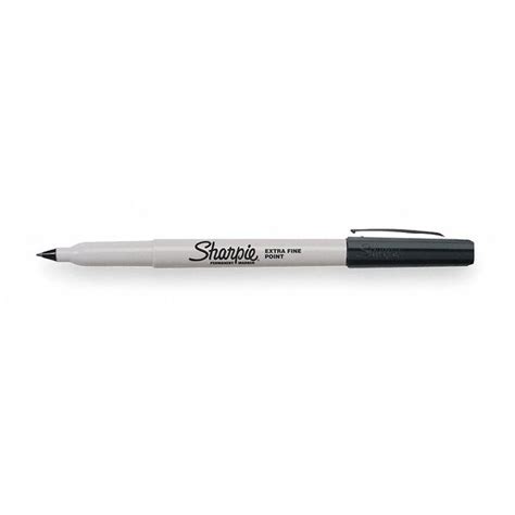 Sharpie Black Permanent Marker, Ultra Fine Tip, 12 PK 35001 | Zoro