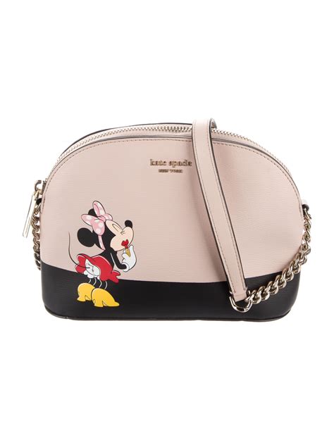 Kate Spade x Disney Leather Minnie Mouse Crossbody Bag - Pink Crossbody ...