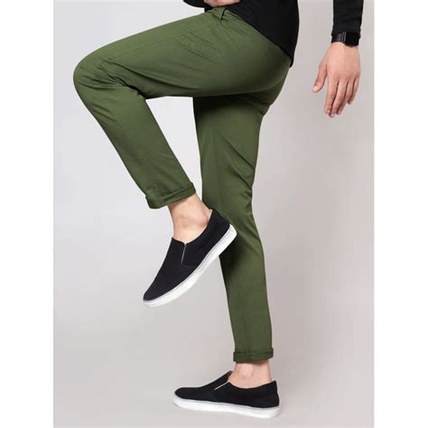 Buy Sage Green Chinos for Men Online in India at Beyoung