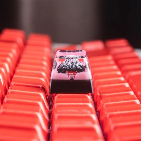 Sakura Mount Fuji SA Resin Artisan 1u Keycaps – CuriosityCaps