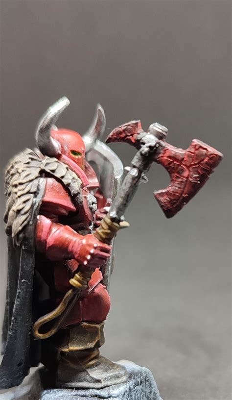 Emergency paint job I did hastily yesterday. Model is Chaos Warrior by ...