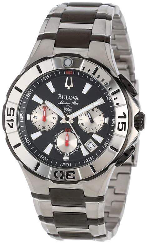 Bulova Men's 98B013 Marine Star Diver's Chronograph Watch : Bulova ...