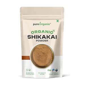 Pure Organio Organic Shikakai Powder | Pure Natural Hair Wash, Cleanser ...