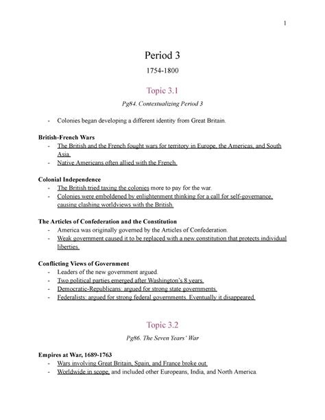 Apush Notes Period 3 - based on AMSCO advanced placement united states ...