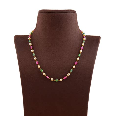 Gold Pearl - Necklace/choker/chain – Krishna Pearls