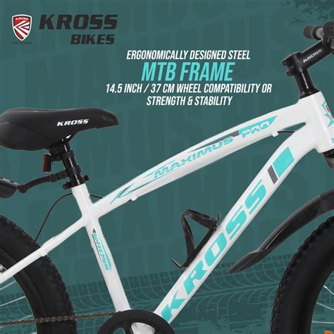 Kross Maximus Pro 24T Mountain Bike – Matte White, Single Speed / Doub ...