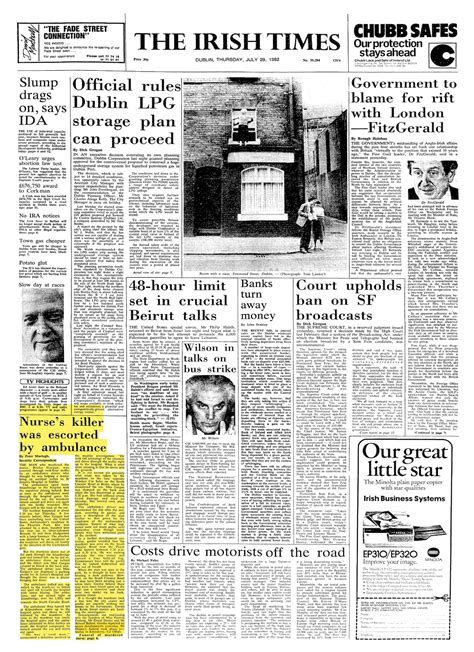 The murderer, the attorney general, the taoiseach and the birth of Gubu ...
