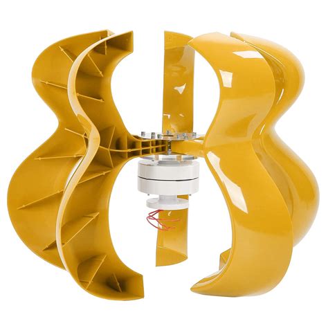 Buy Vertical Axis Wind Turbine Kit,400W 5 Blades Gourd Type Flange ing ...