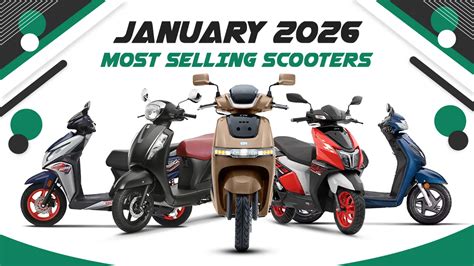 Most Selling Scooters in India January 2026 – Top Petrol & Electric ...