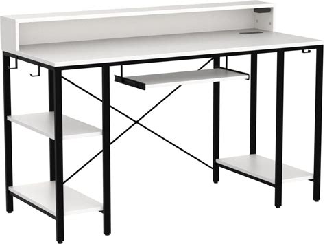 Rolanstar Computer Desk 47 inch with LED Lights & India | Ubuy
