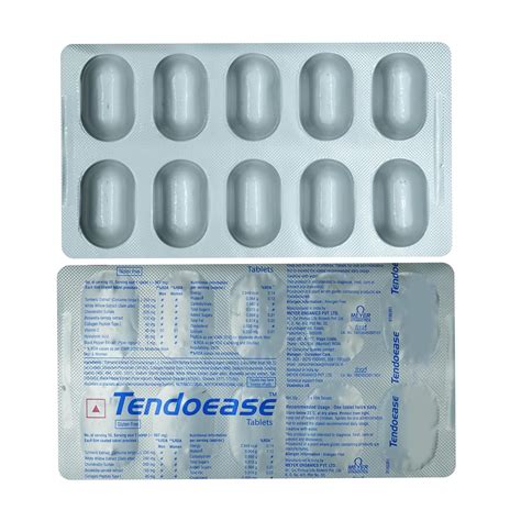 Tendoease - Strip of 10 Tablets : Amazon.in: Fashion
