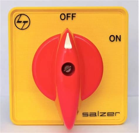 SALZER (L&T) 61003 63A 3Pole ON-OFF S63 B03 Cam Operated Rotary Switch ...