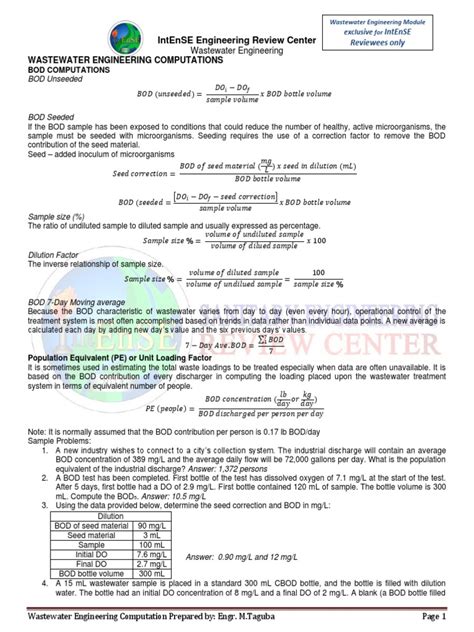 Wastewater Math Formulas 的图像结果