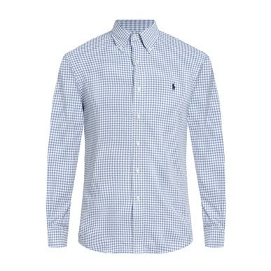 Buy Men Blue Checks Long Sleeve Casual Shirts Online at The Collective ...