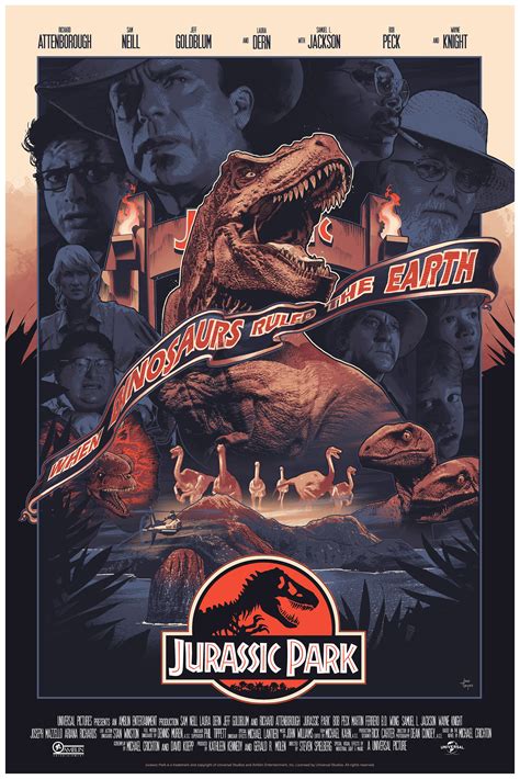 ‘Jurassic Park’ Gets a Stunning Collector’s Edition Poster From Vice ...