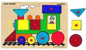 Small World Toys Ryan'S Room Wooden Puzzle - Train Shapes - Ryan'S Room ...