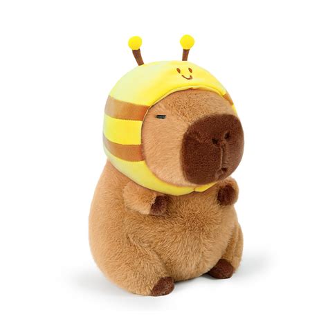 Ditucucute Capybara Plush With Bee Hat Soft Capibara Stuffed Aniamls ...
