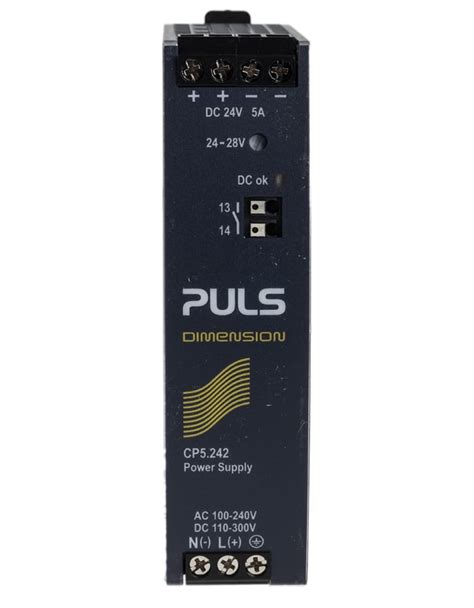 CP5.242 PULS | PULS CP DIN Rail Power Supply, 100 → 240 V ac, 110 → 300 ...