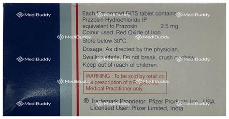 Minipress XL 2.5mg Tablet: Price, Uses, Side Effects & How to Use ...