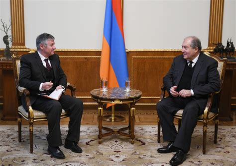 President Armen Sarkissian received Head of the Armenian Office of Asian Development Bank Paolo ...