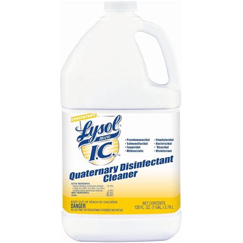 Lysol Professional Quaternary Disinfectant Cleaner Concentrate, 128 ...