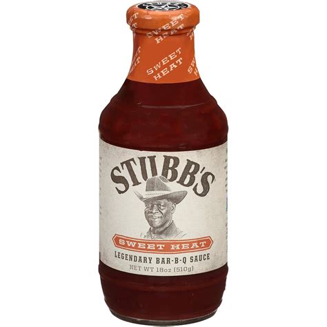 Amazon.com : Stubb's Sweet Heat BBQ Sauce, 18 oz : Barbecue Sauces ...