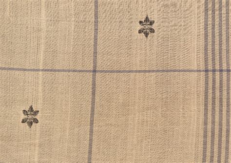 Fish Flora Jamdani Cotton Handloom Saree - Beige